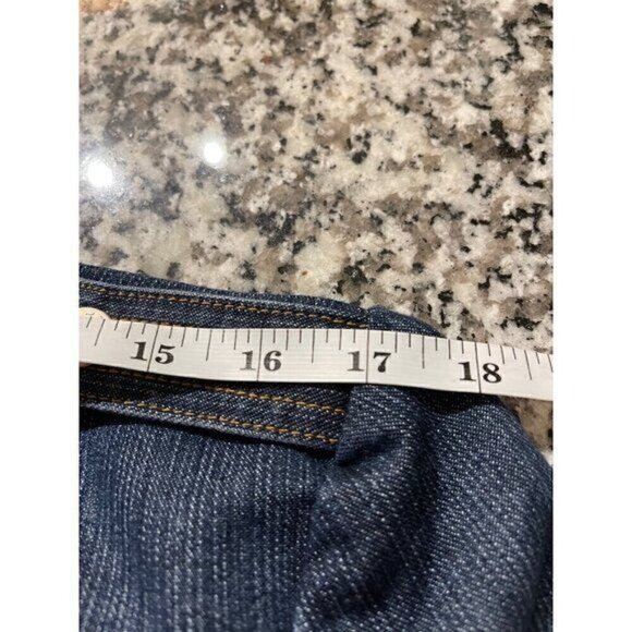 Zena Jeans Women’s M Y2K Blue Denim Belted Jean Jacket Snap Front Pockets - Picture 10 of 10